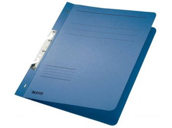 Gyorsfűző, karton, fémszerkezettel, A4, LEITZ, kék (E374