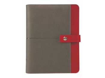 Kalendárium, gyűrűs, betétlapokkal, L, műbőr, SATURNUS