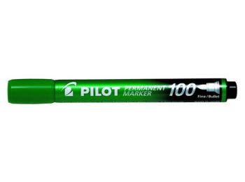 Alkoholos marker, 1 mm, kúpos, PILOT Permanent Marker 100, 
