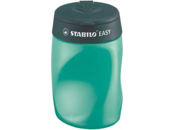 Hegyező, háromlyukú, tartályos, jobbkezes, STABILO Easy,