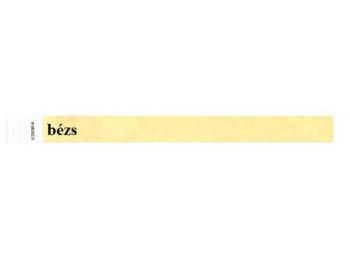 Karszalag, 3/4, tyvek, bézs (TYV005)