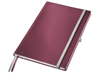 Jegyzetfüzet, A4, kockás,  80 lap, keményfedeles, LEITZ S