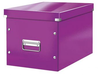 Tároló doboz, L méret, LEITZ Click&Store, lila (E61080062