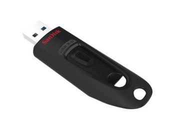 Pendrive, 16GB, USB 3.0, 100Mb/s, SANDISK Cruzer Ultra, fekete (US16GCU)
