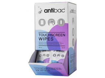 Tisztítókendő, képernyőhöz, 95 db, ANTIBAC (ME894)