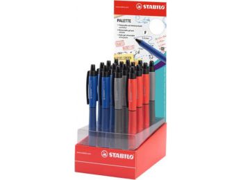 Zseléstoll display, 0,4 mm, STABILO Palette, 16 db (TST2681