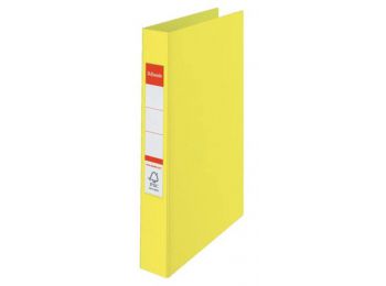 Gyűrűs könyv, 2 gyűrű, 42 mm, A4, PP, ESSELTE Colour`Ice, sárga (E626495)