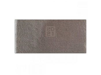 Zsebnaptár, fekvő elrendezésű, DAYLINER, Mirror, ezüst 