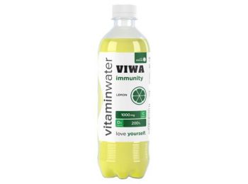 Vitaminital, szénsavmentes, 0,5 l, VIWA Immunity C-1000, citrom (KHI416)