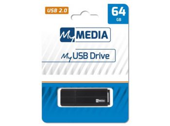 Pendrive, 64GB, USB 2.0, MYMEDIA (UM64G)