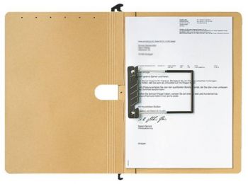 Függőmappa, karton, A4, LEITZ Alpha Duo, natúr (E29890000