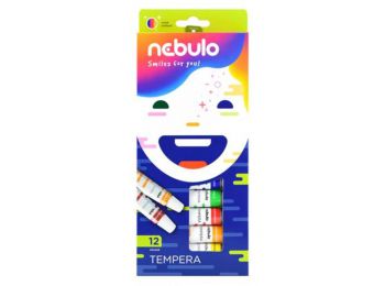 Tempera készlet, 12 darabos, NEBULO (RNEBT12)