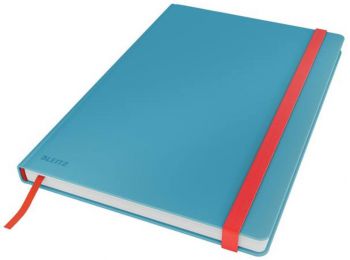 Beíró, B5, vonalas, 80 lap, keményfedeles, LEITZ Cosy Sof