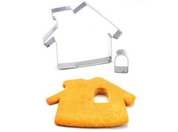 Kéményes mézeskalács ház kiszúró