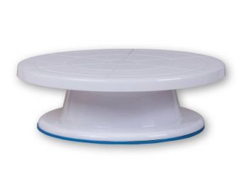 Műanyag forgatható tortaállvány