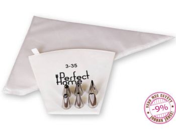 Habzsákos tortadekoráló szett kezdőknek (35 cm-es textil