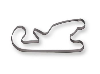 13,5 cm-es szánkó alakú süti kiszúró