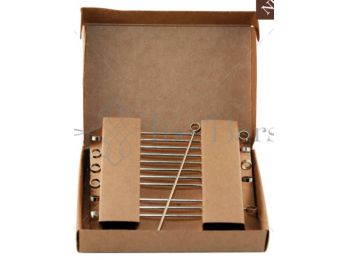 The Bars fém koktélnyárs gyűrű véggel 12db