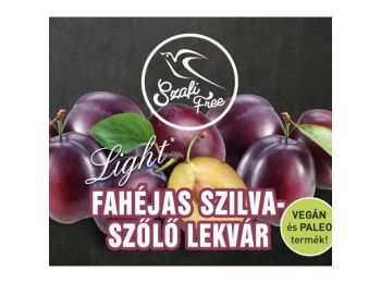 Szafi free lekvár fahéjas szilva-szőlő 350g - 2019.05.22