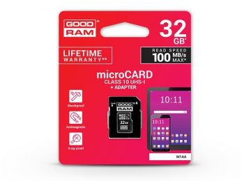 32 GB microSDHC&trade; UHS-I U1 Class 10 memóriakártya 100