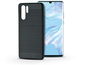 Huawei P30 Pro szilikon hátlap - Carbon - fekete