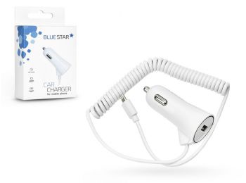 Lightning szivargyújtós gyorstöltő spirál kábellel + U