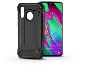 Samsung A405F Galaxy A40 ütésálló hátlap - Armor - feke