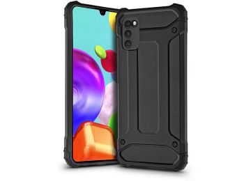 Samsung A415F Galaxy A41 ütésálló hátlap - Armor - feke