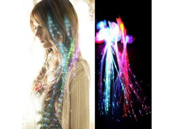 Világítós hajtincs