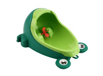 Falra szerelhető, mókás gyermek piszoár (zöld)