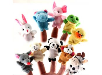 Ujjbáb - 10 db mókás kisállat