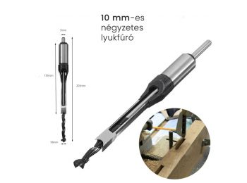 Négyzetes lyukfúró szár