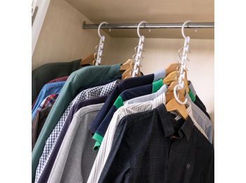 8db Helytakarékos vállfa