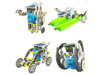 13 az 1-ben napelemes robot