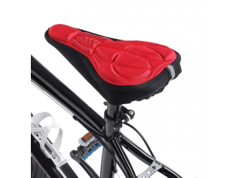 Nyereghuzat, bicikli üléshuzat (légáteresztő) piros
