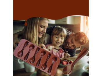 Szilikon csokikanál forma