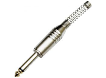 Jack 6,3mm monó dugó (aranyhegyű)