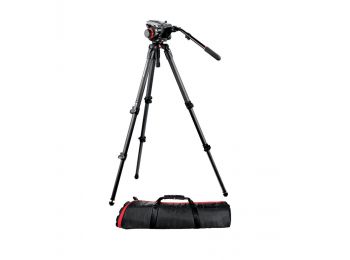 Manfrotto 504HD, 535K kameraállvány szett hordtáskával