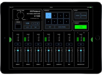 Roland V-1HD Remote iPad Applikáció