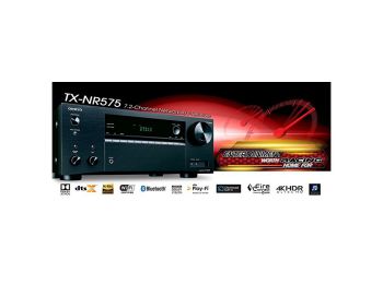 Onkyo TX-NR575 receiver (2 színben)