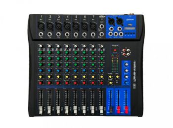 Voice-Kraft EVoice-8 Keverőpult, 7 Monó/1 Sztereó csatorn