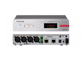 Tascam MM-4D / IN-X, 4 csatornás analóg-Dante konverter