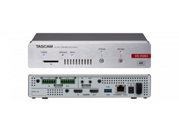 Tascam VS-R265, 4K/UHD video streaming eszköz, POE+, HDMI I