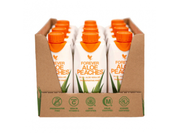 Forever Aloe Peaches 12 x 330 ml Forever Living Products