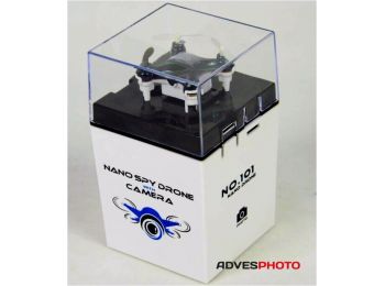 Kifutott -- FPV-kamerás, Ledes, mini drón WIFI-vel díszdo