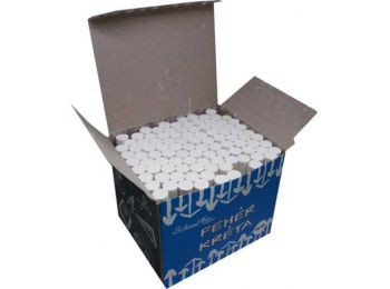 Táblakréta, kerek, fehér (ISKE164)