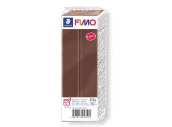 Gyurma, 454 g, égethető, FIMO Soft, csokoládé (FM802175)