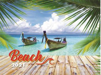 Naptár, fali, TOPTIMER, Beach (NKT09324)