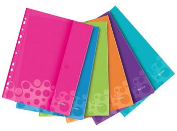 Genotherm, lefűzhető, A4, 200 mikron, LEITZ Wow, vegyes sz