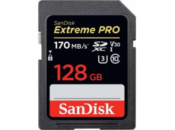 SanDisk Extreme PRO SDXC™ memóriakártya 128GB
